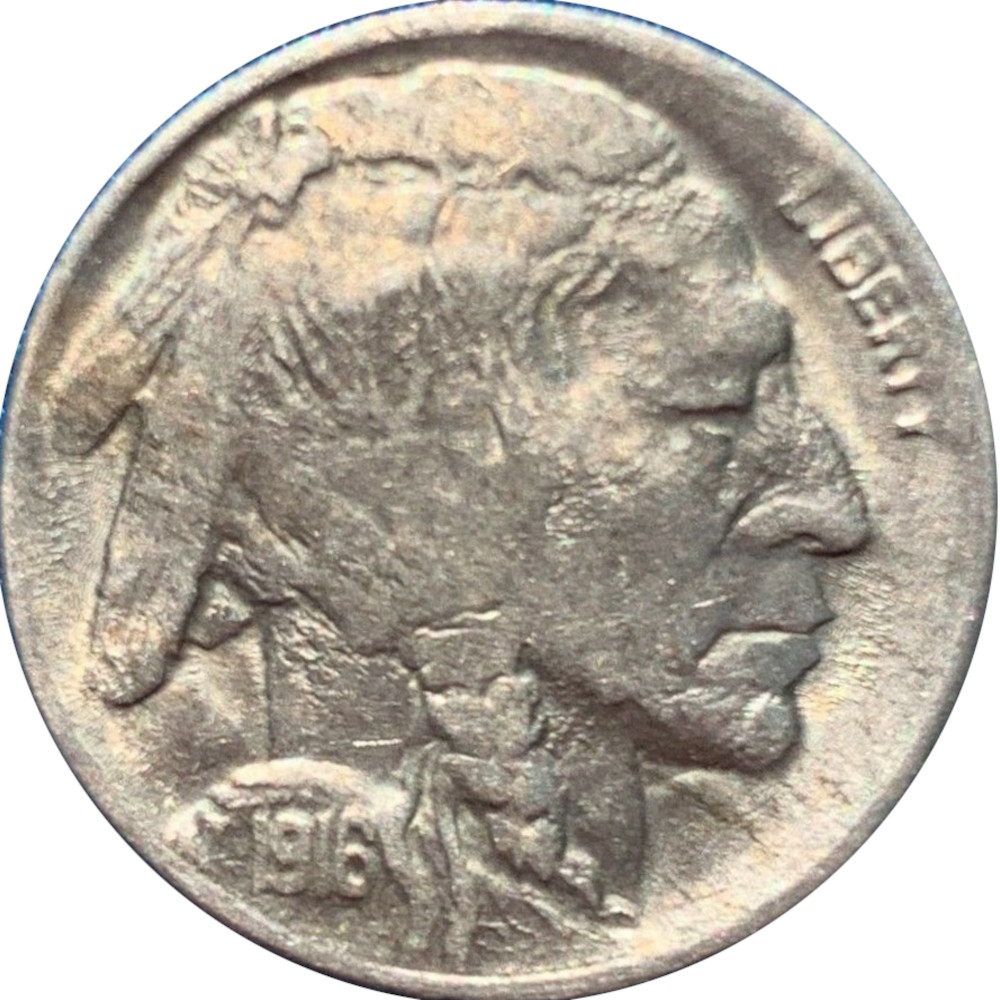 1916-D-5c-Buffalo-Nickel-#2